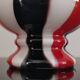 Vintage Italian pop art blown soliflore vase from the 70s in opaline