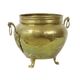 Antique French Jardinière Flower Pot Brass Early 20th Century