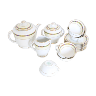 Tea service, Limoges porcelain, Charles Ahrenfeldt