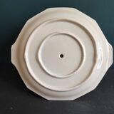 Vintage French serving sauce boat from La Tallec, Limoges, with colourful floral decoration