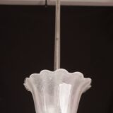 Mid-Century Murano Pulegoso Glass Lantern by Seguso, 1950s