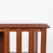 Revolving bookcase, rotating furniture (book mill), mahogany, three floors.