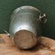 Art deco champagne bucket in silver metal