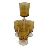 Set de 4 verres à vin blanc Luminarc Suède Ambré