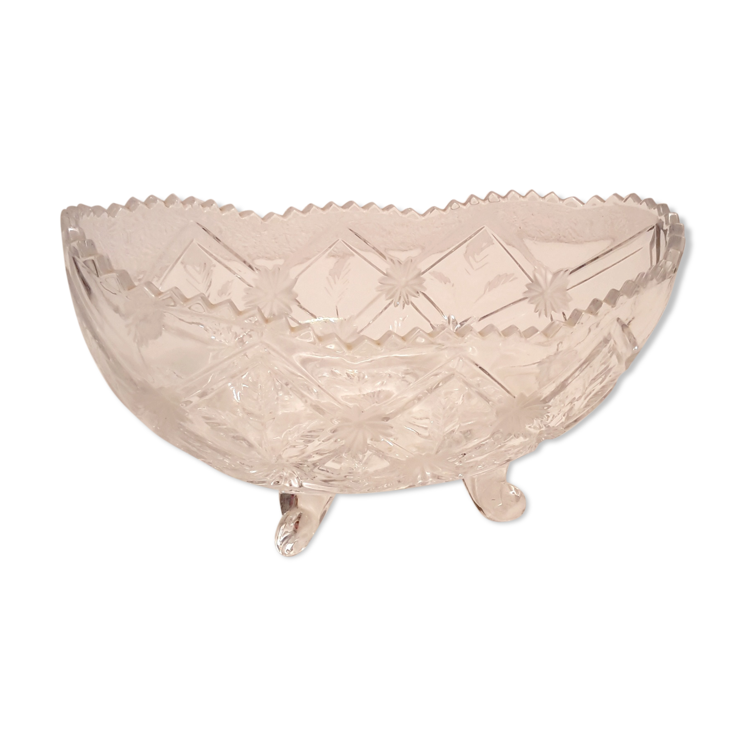 Empty moulded glass pocket