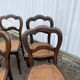 Série de 6 chaises à dossier trilobé de style Louis-Philippe