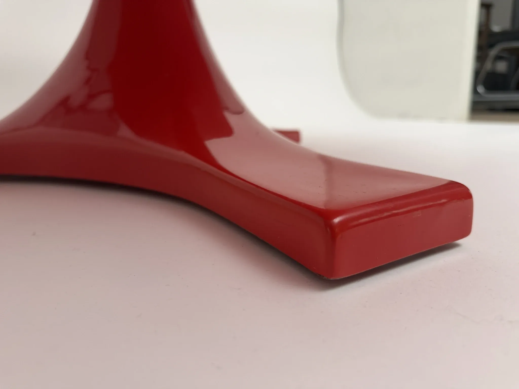 Red '4997' Dining Table by Gardella & Castelli for Kartell, Italy, 1970