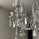 Ancien Lustre en cristal de Bohème 8 bras