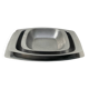 Trio of Danish Scandinavian stainless steel dishes