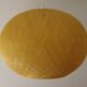 Atomic yellow spun fiberglass hanging lamp, early 1960