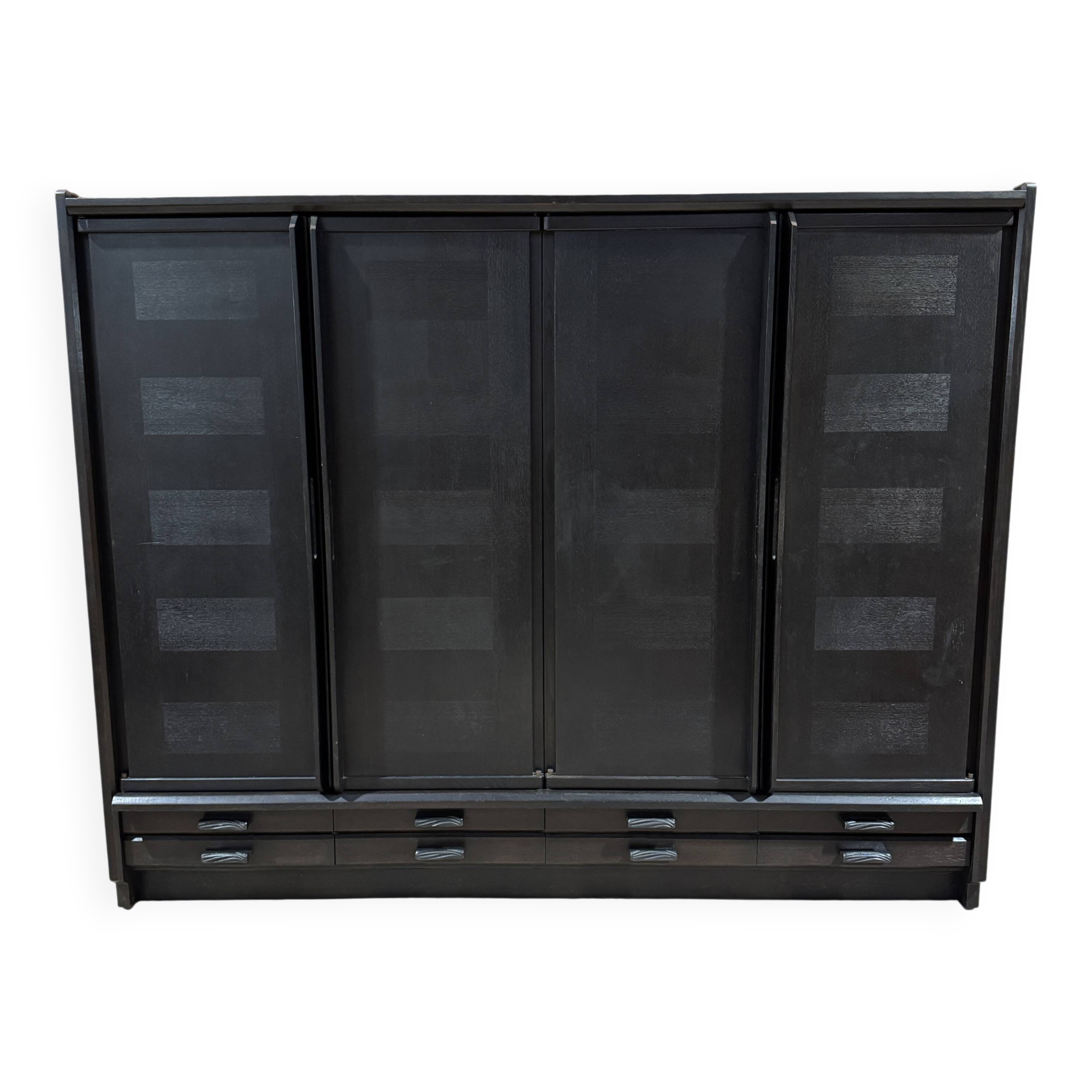 Oak wardrobe by Guillerme & Chambron