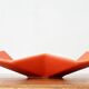 Postmodern minimalist ceramic bowl from the Asa collection, 1980s.