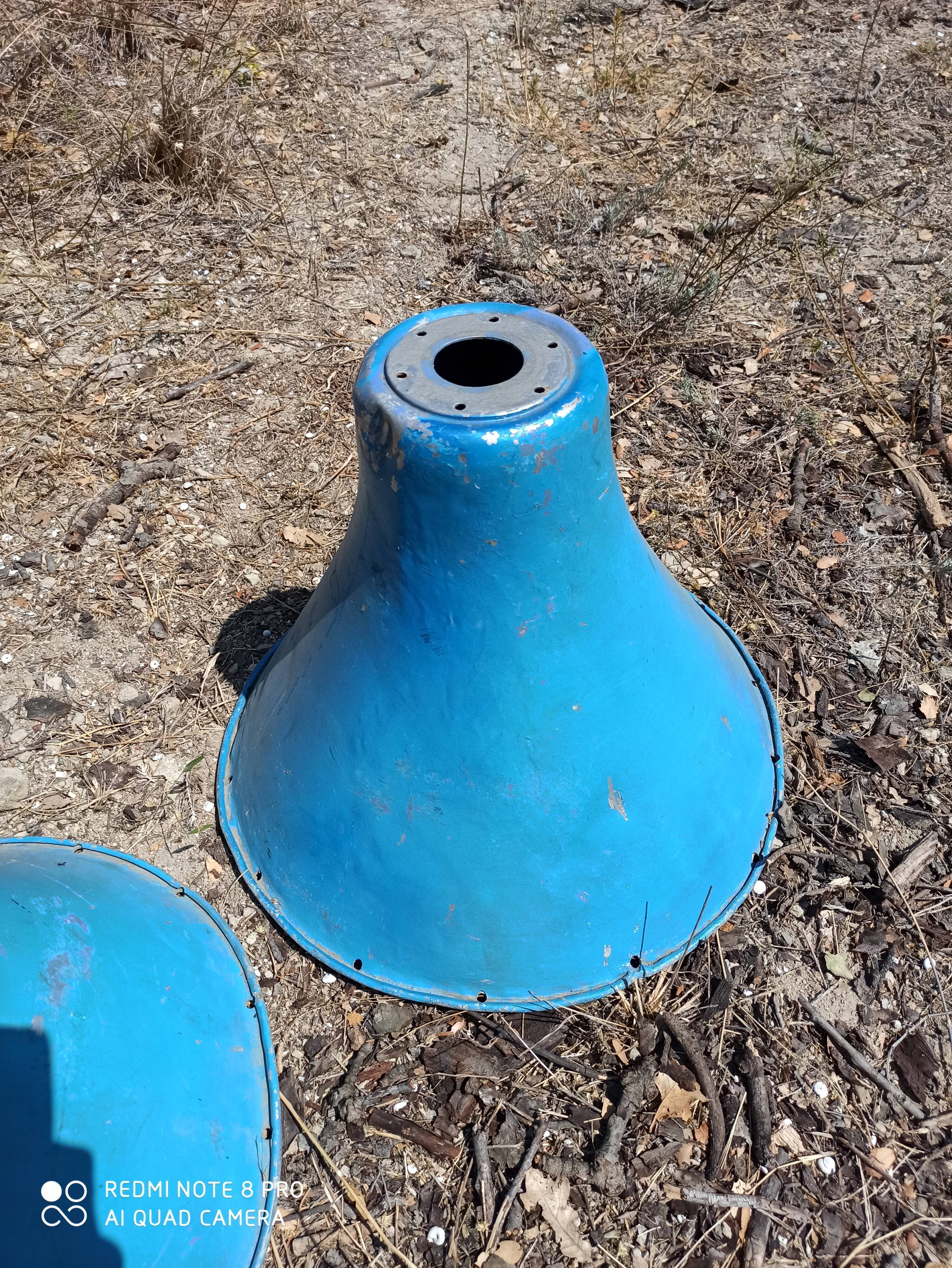 1950s metal light lampshades