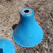 1950s metal light lampshades