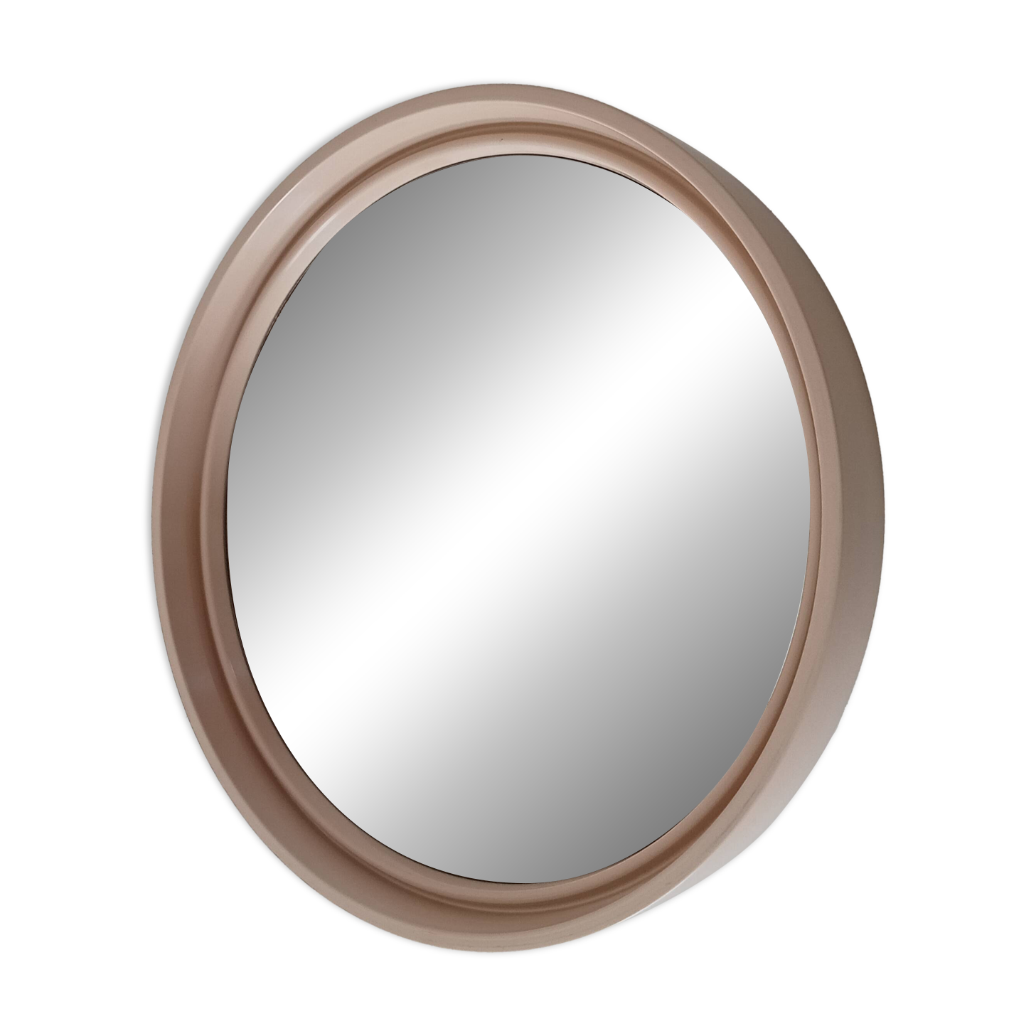 Vintage round mirror from the 60s/70s.