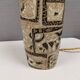 Large ceramic table lamp from Danish Royal Copenhagen.