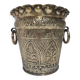 Macetero de bronce. España, 1980s.