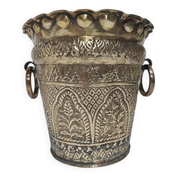 Bronze planter. Spain, 1980s.