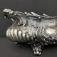 Large table planter in silvered bronze, Louis XV style.