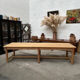 Large 20th century pine community table