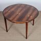 Round rosewood dining table by Johannes Andersen, 1960