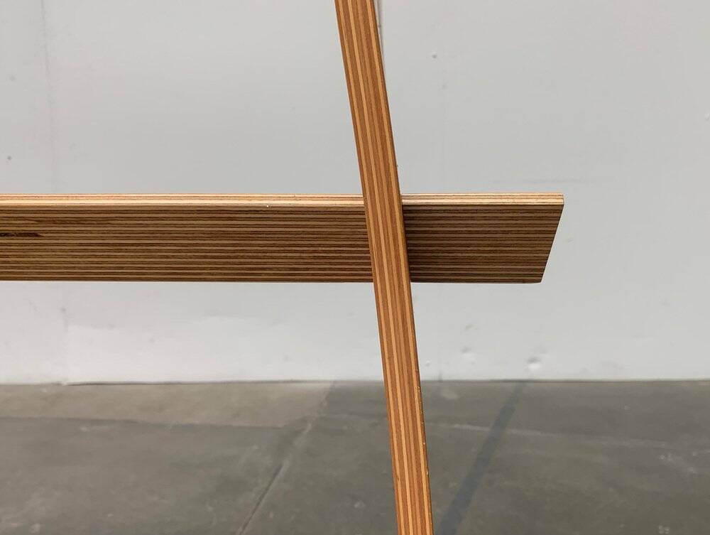 Postmodern chair with a high backrest