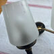 Chic frosted glass wall light