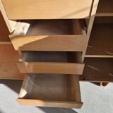 Lowboard sideboard from Braakman DB02 birch series loop legs for Pastoe