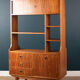 Retro Teak 1960s Two Sided Mid Century Room Divider Bookcase Shelving