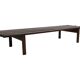 Slatted bench table wenge wood Martin Visser style 60's