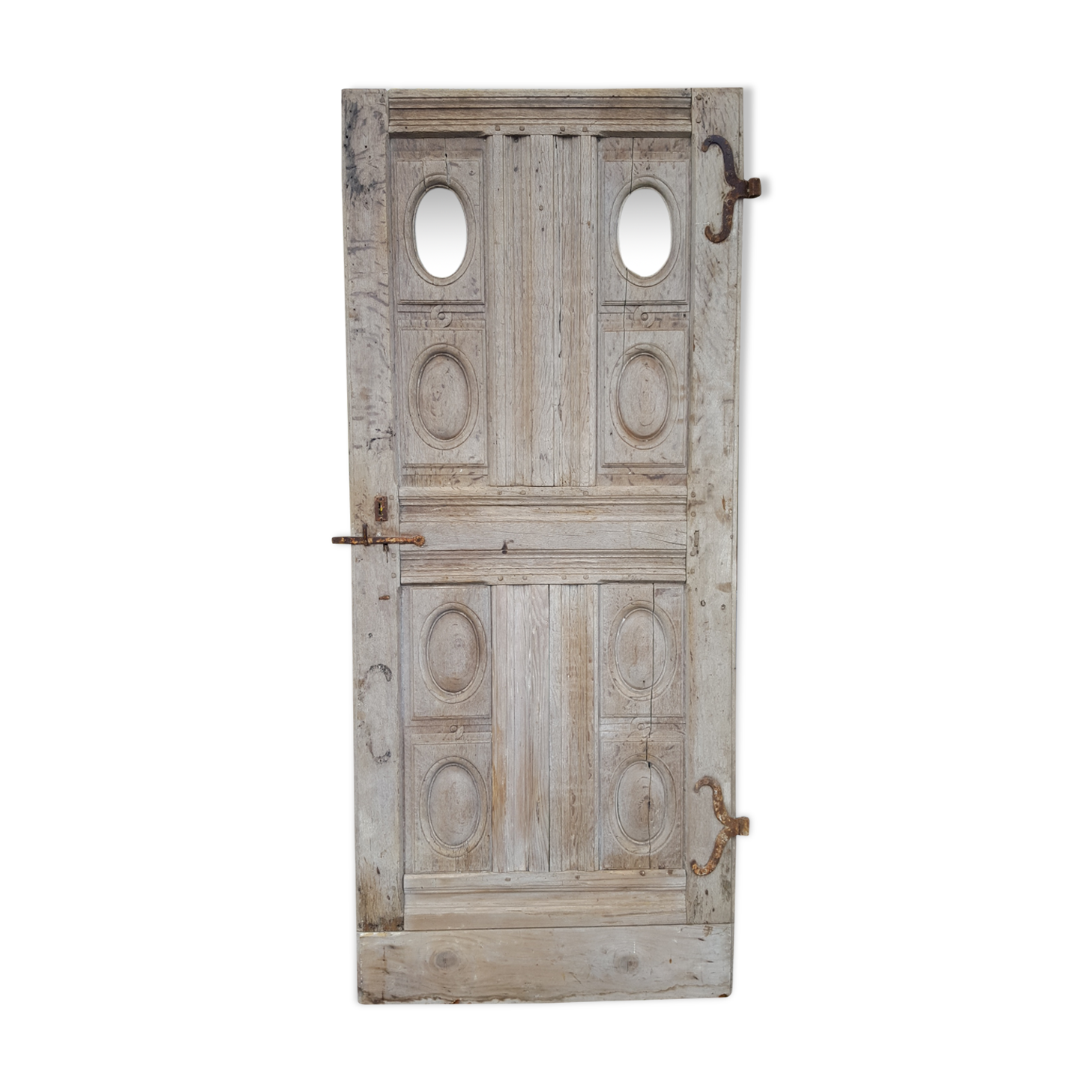 Old door eighteenth moldings and windows few ovals