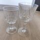 Set of 6 large stemmed glasses + 8 small Cristal d'Arques Water & Wine 1970