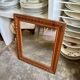 Moulded wooden mirror 52 x 45 cm