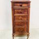 Napoleon III rosewood bedside table, 19th century