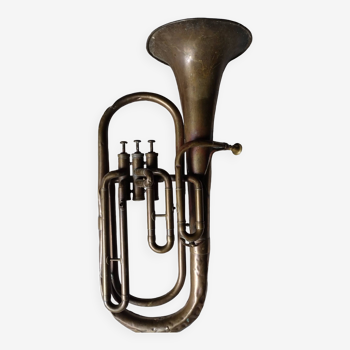 Military baritone tuba Couesnon and company model universal exhibition 1900 out of competition