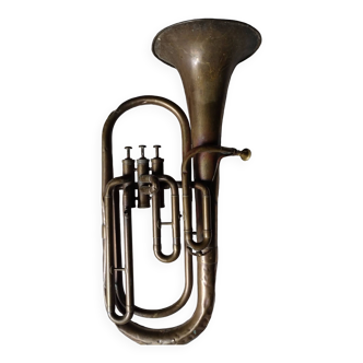 Military baritone tuba Couesnon and company model universal exhibition 1900 out of competition