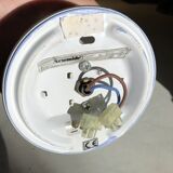 Pair of wall lights/White opal glass & Metal/Design Artémide/G Gismondi