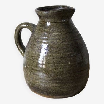 Enamelled stoneware pitcher Fontgombault Abbey