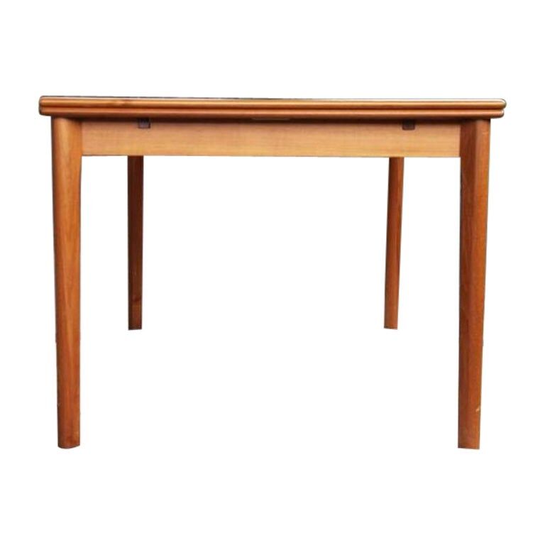 Modern Danish teak extension table