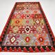 5x11 Colorful Vintage Kilim Rug, Modern Kilim Rug, 158x335Cm,Rare Style Rug