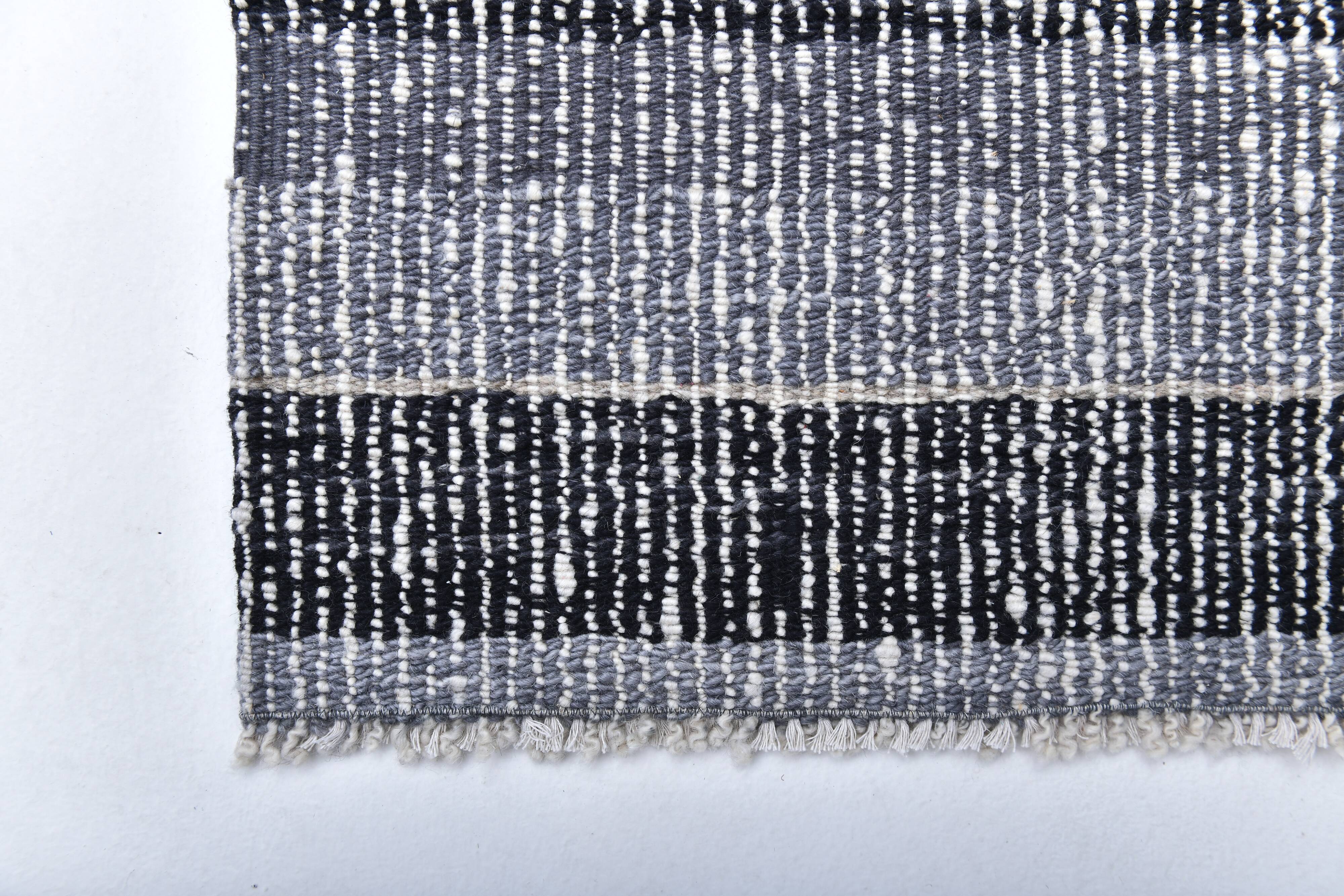 black blue kilim rug 140x210 cm, small kilim rug from turkey, wool kilim