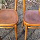 10 chaises bistrot, années 50-60