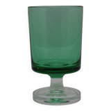 Set of 6 Luminarc green liqueur glasses