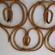 Vintage rattan coat rack by Franco Albini
