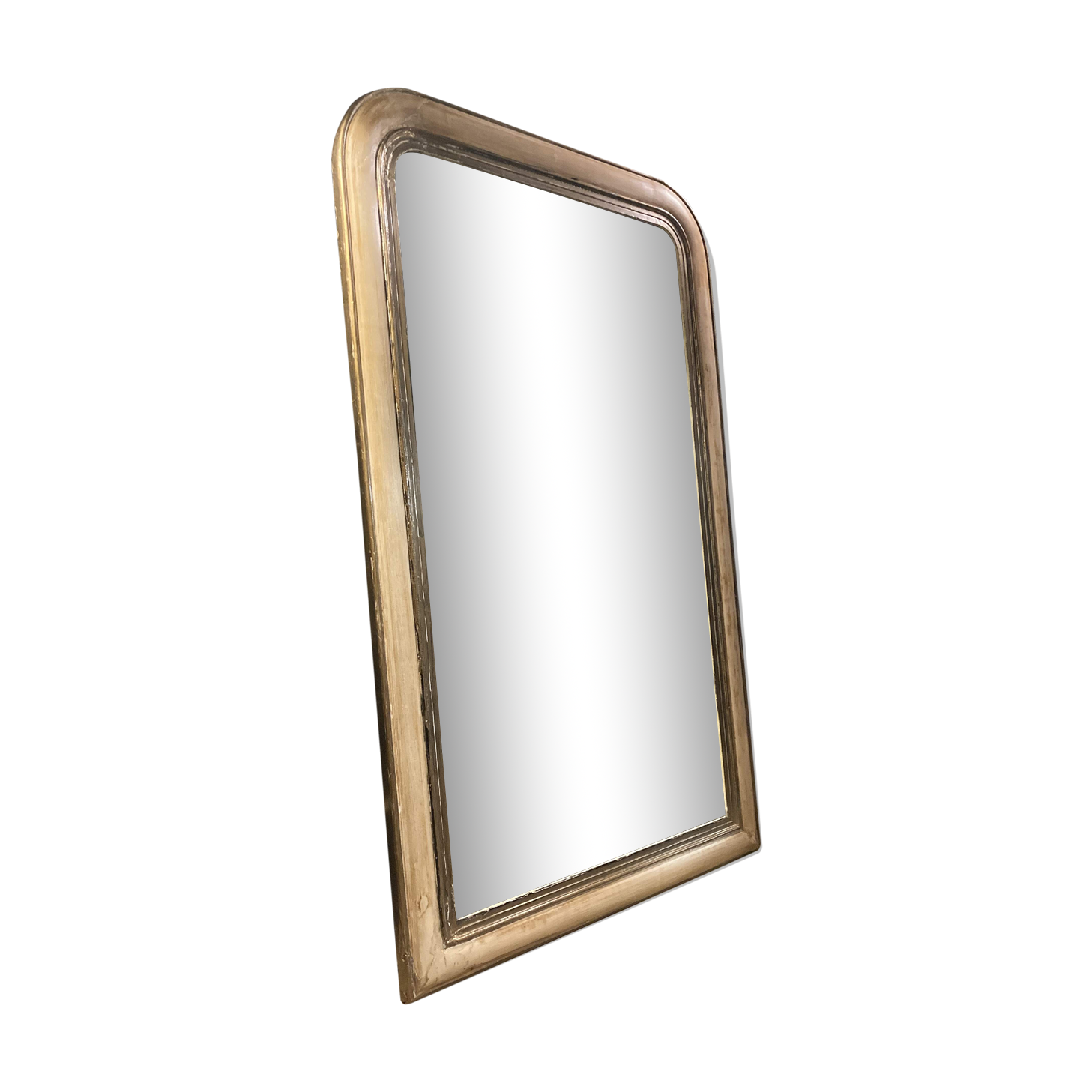 Mirror XIX eme in wood and stucco