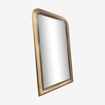 Mirror XIX eme in wood and stucco