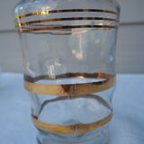 Service à liqueur doré des années 1950-1960 et ses 12 verres
