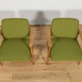 Fauteuils GFM-87 de Juliusz Kedziorek pour Gościcińskie Furniture, années 1960, Pologne, lot de 2