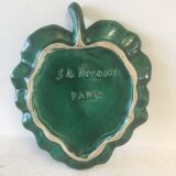 leaf - cup - empty pocket - ceramic - Santiago Rodriguez BONOME - vintage