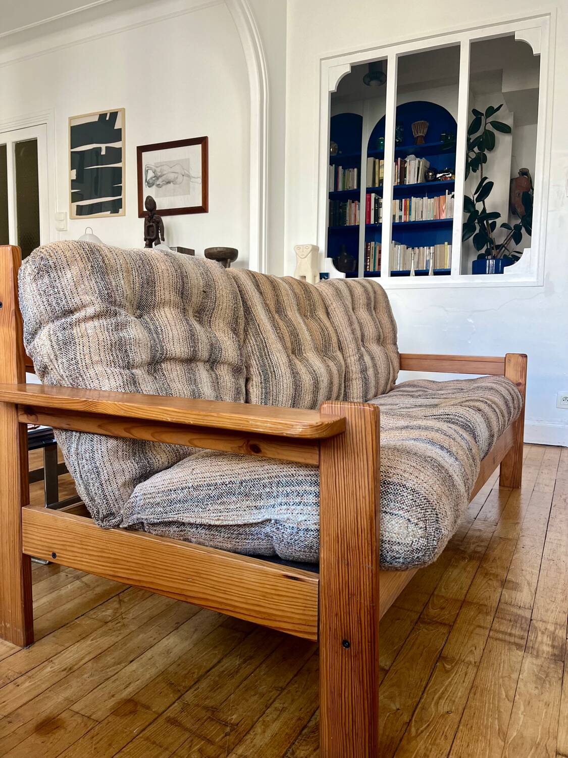 Vintage pine bench